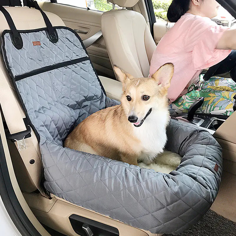New Multifunctional Pet Car Bed with Thick Cushion